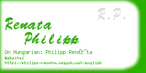 renata philipp business card